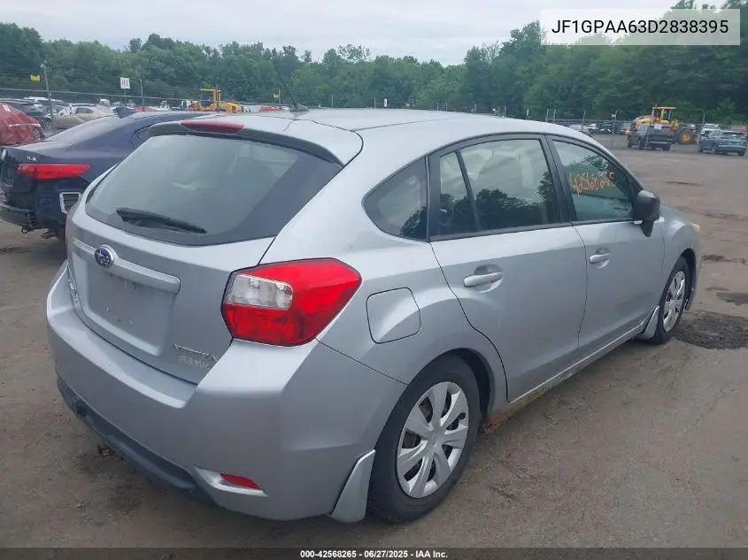 2013 Subaru Impreza 2.0I VIN: JF1GPAA63D2838395 Lot: 42568265