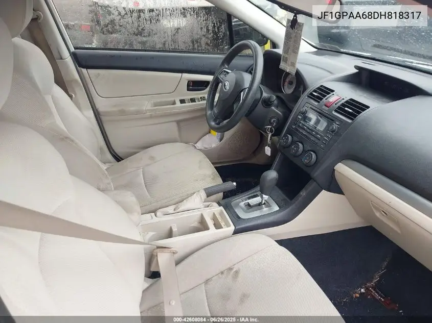 2013 Subaru Impreza 2.0I VIN: JF1GPAA68DH818317 Lot: 42608084