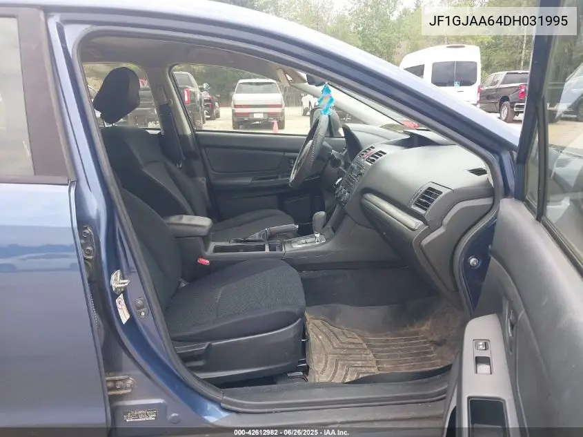 2013 Subaru Impreza 2.0I VIN: JF1GJAA64DH031995 Lot: 42612982