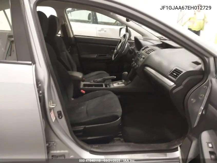 2014 Subaru Impreza 2.0I VIN: JF1GJAA67EH012729 Lot: 41840118