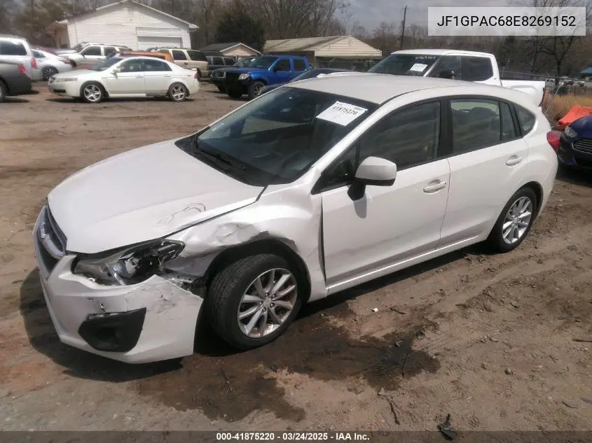 2014 Subaru Impreza 2.0I Premium VIN: JF1GPAC68E8269152 Lot: 41875220