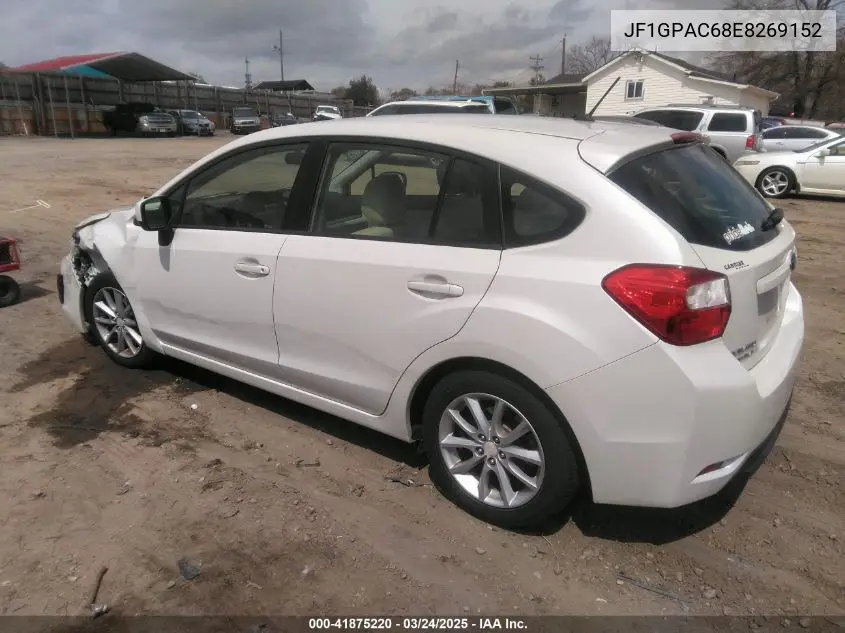 2014 Subaru Impreza 2.0I Premium VIN: JF1GPAC68E8269152 Lot: 41875220