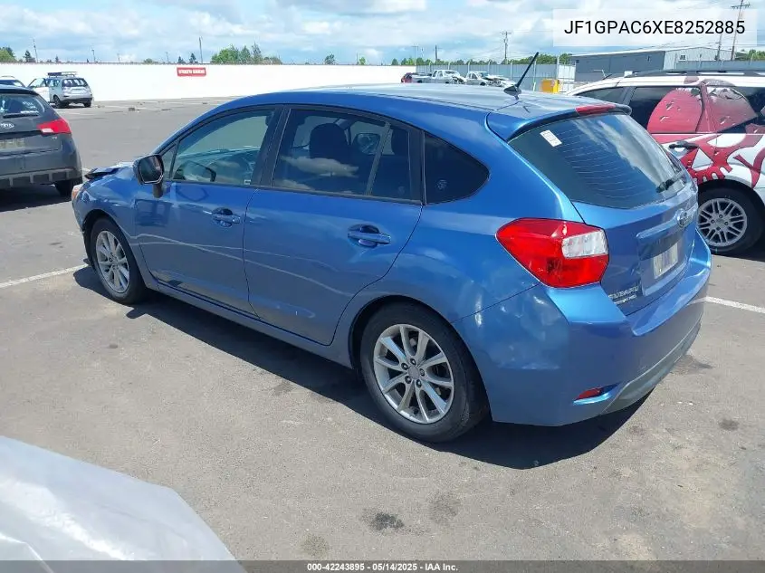 2014 Subaru Impreza 2.0I Premium VIN: JF1GPAC6XE8252885 Lot: 42243895