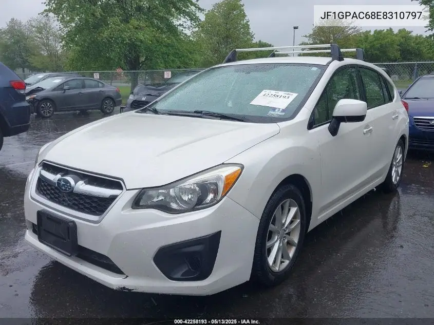 2014 Subaru Impreza 2.0I Premium VIN: JF1GPAC68E8310797 Lot: 42258193