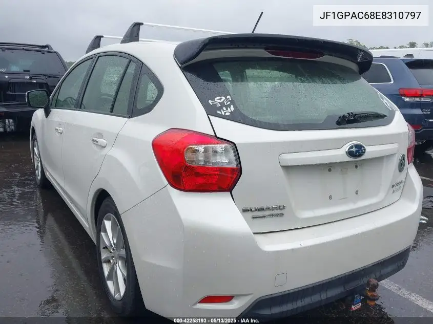 2014 Subaru Impreza 2.0I Premium VIN: JF1GPAC68E8310797 Lot: 42258193