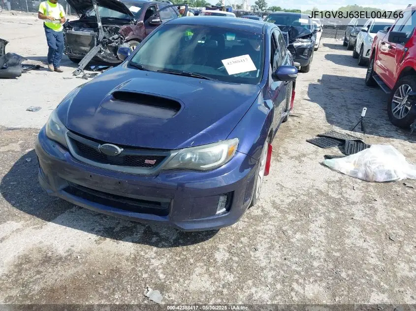 2014 Subaru Impreza Wrx Sti VIN: JF1GV8J63EL004766 Lot: 42388417