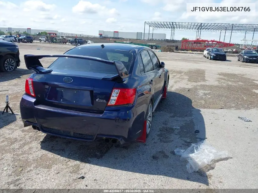 2014 Subaru Impreza Wrx Sti VIN: JF1GV8J63EL004766 Lot: 42388417