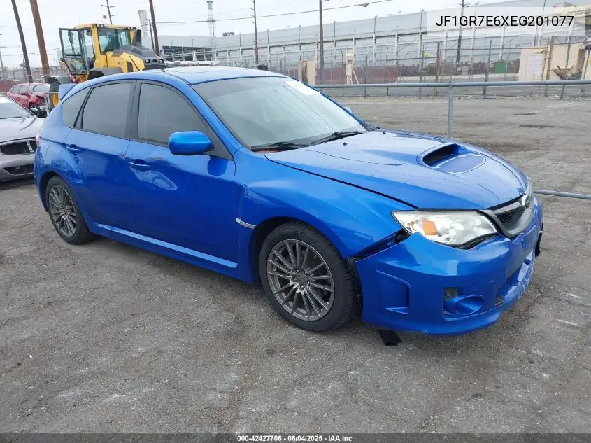 2014 Subaru Impreza Wrx Limited VIN: JF1GR7E6XEG201077 Lot: 42427706