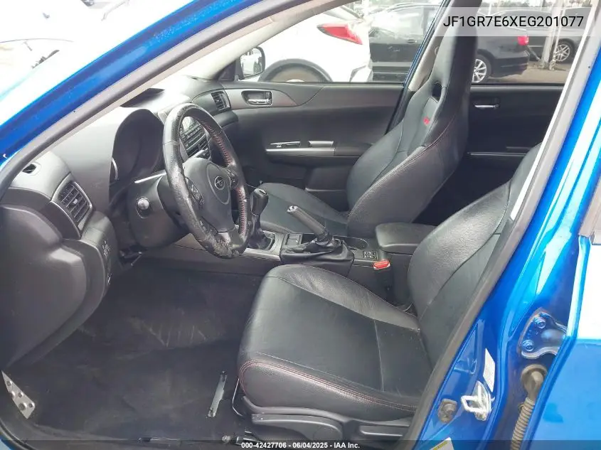 2014 Subaru Impreza Wrx Limited VIN: JF1GR7E6XEG201077 Lot: 42427706