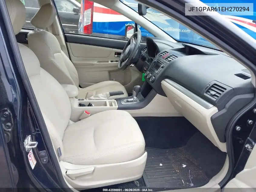 2014 Subaru Impreza 2.0I Sport Limited VIN: JF1GPAR61EH270294 Lot: 42590001