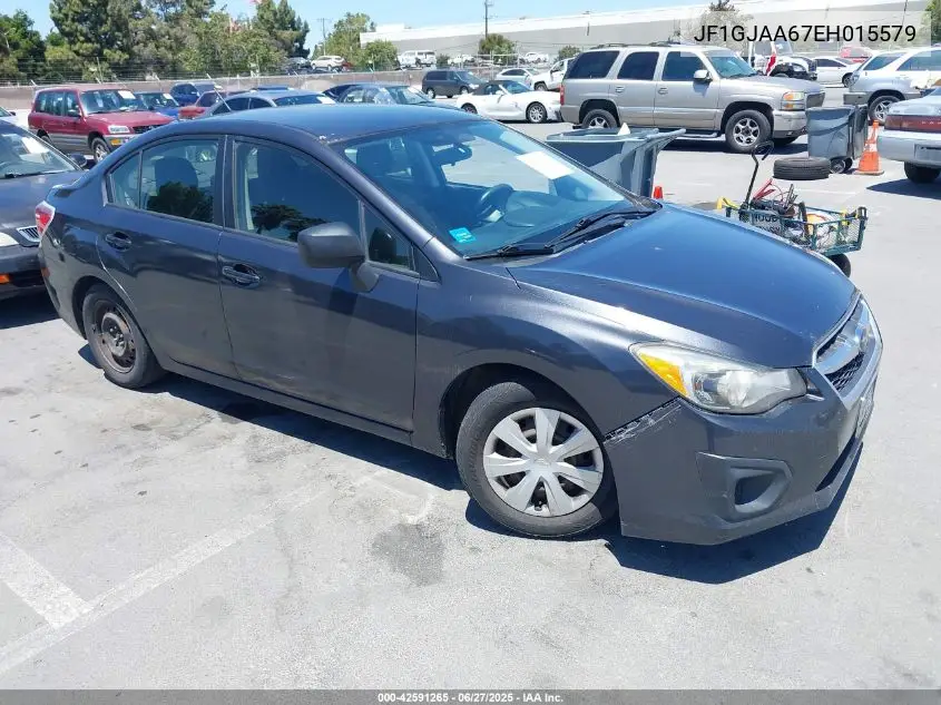2014 Subaru Impreza 2.0I VIN: JF1GJAA67EH015579 Lot: 42591265