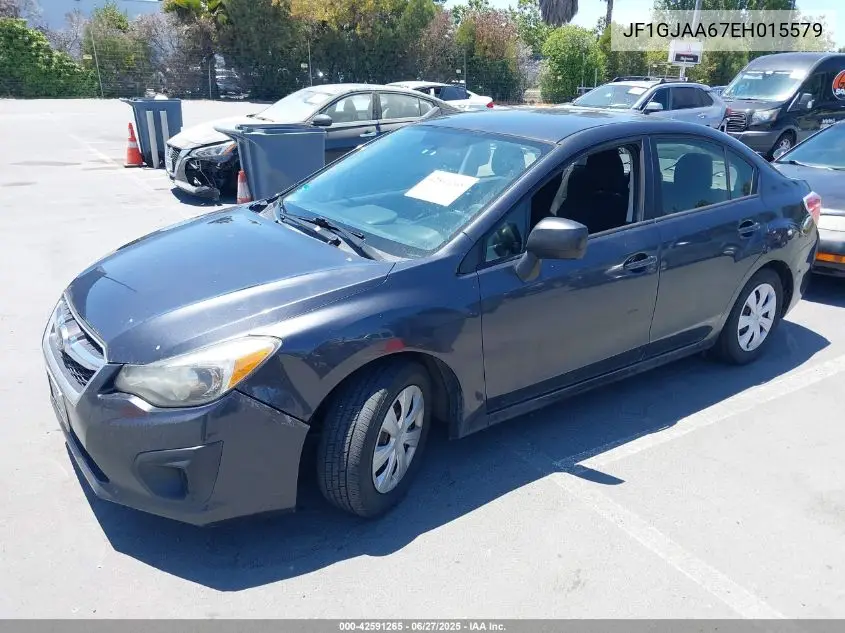 2014 Subaru Impreza 2.0I VIN: JF1GJAA67EH015579 Lot: 42591265