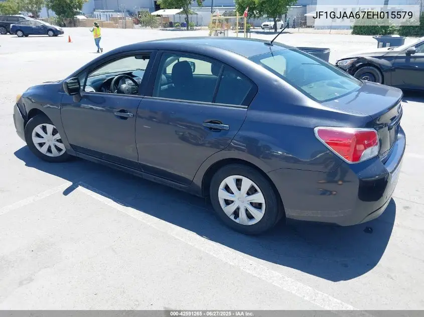 2014 Subaru Impreza 2.0I VIN: JF1GJAA67EH015579 Lot: 42591265
