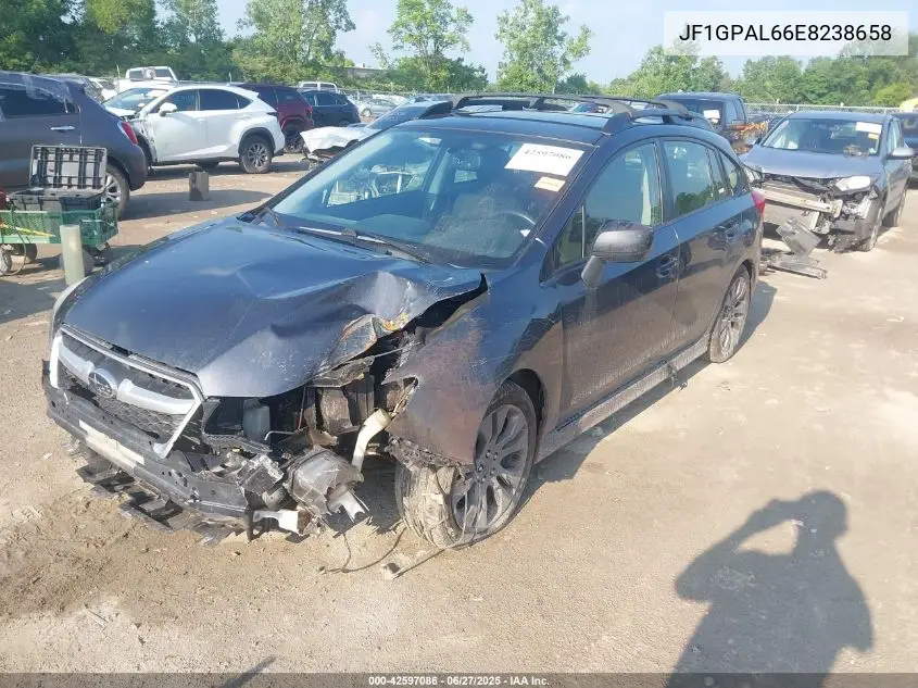 2014 Subaru Impreza 2.0I Sport Premium VIN: JF1GPAL66E8238658 Lot: 42597086