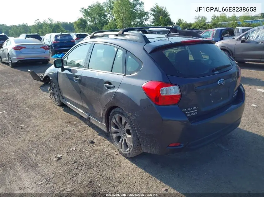 2014 Subaru Impreza 2.0I Sport Premium VIN: JF1GPAL66E8238658 Lot: 42597086