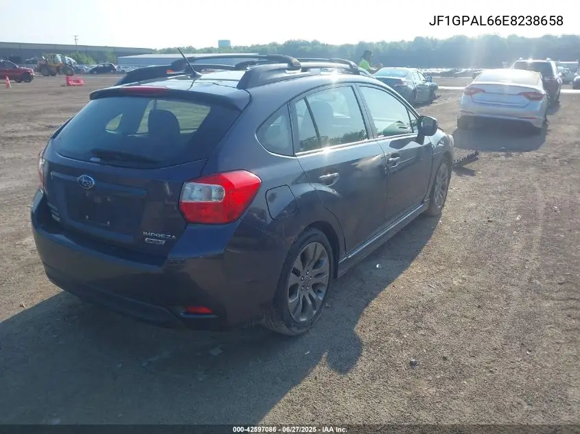 2014 Subaru Impreza 2.0I Sport Premium VIN: JF1GPAL66E8238658 Lot: 42597086