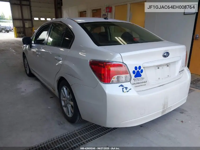 2014 Subaru Impreza 2.0I Premium VIN: JF1GJAC64EH008764 Lot: 42605248