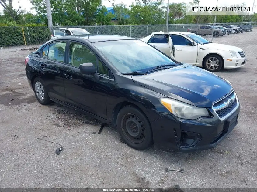 2014 Subaru Impreza 2.0I VIN: JF1GJAA64EH007178 Lot: 42612808