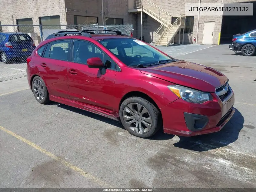2014 Subaru Impreza 2.0I Sport Limited VIN: JF1GPAR65E8221132 Lot: 42616853