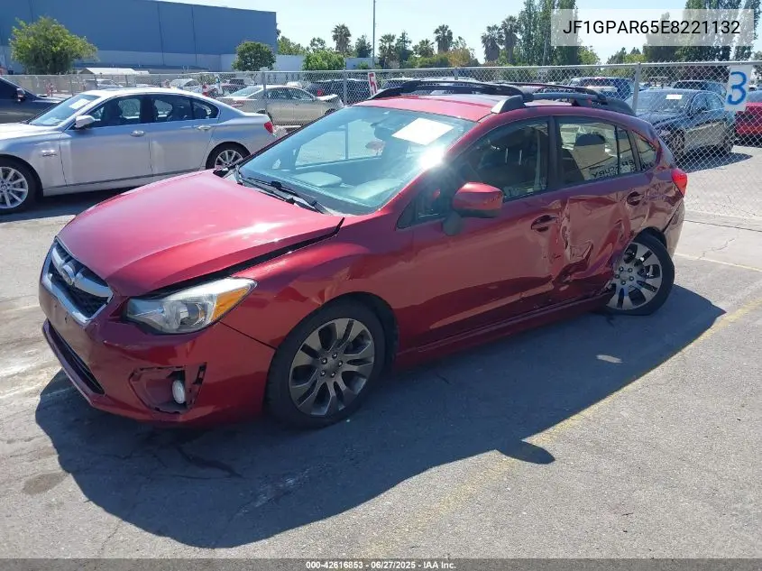 2014 Subaru Impreza 2.0I Sport Limited VIN: JF1GPAR65E8221132 Lot: 42616853