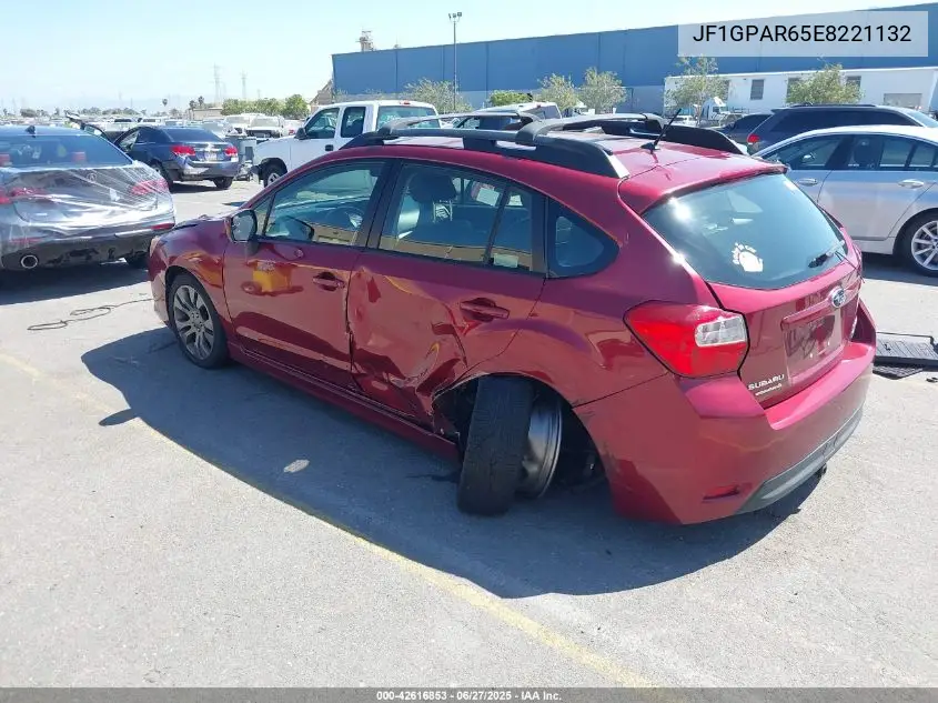 2014 Subaru Impreza 2.0I Sport Limited VIN: JF1GPAR65E8221132 Lot: 42616853