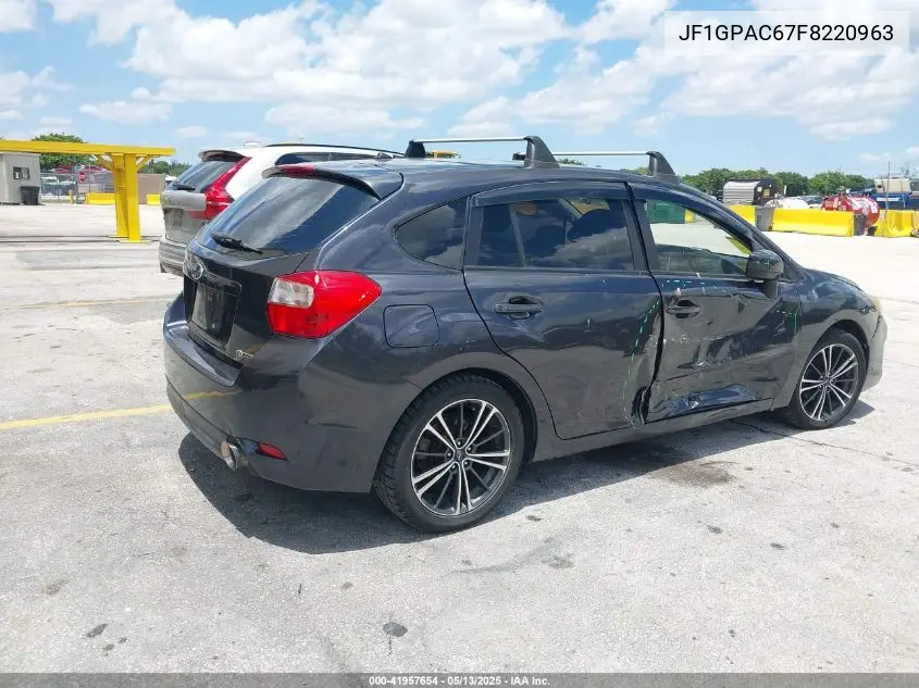2015 Subaru Impreza 2.0I Premium VIN: JF1GPAC67F8220963 Lot: 41957654