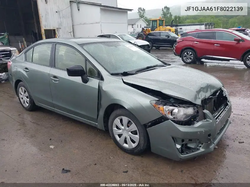 2015 Subaru Impreza 2.0I VIN: JF1GJAA61F8022139 Lot: 42226883