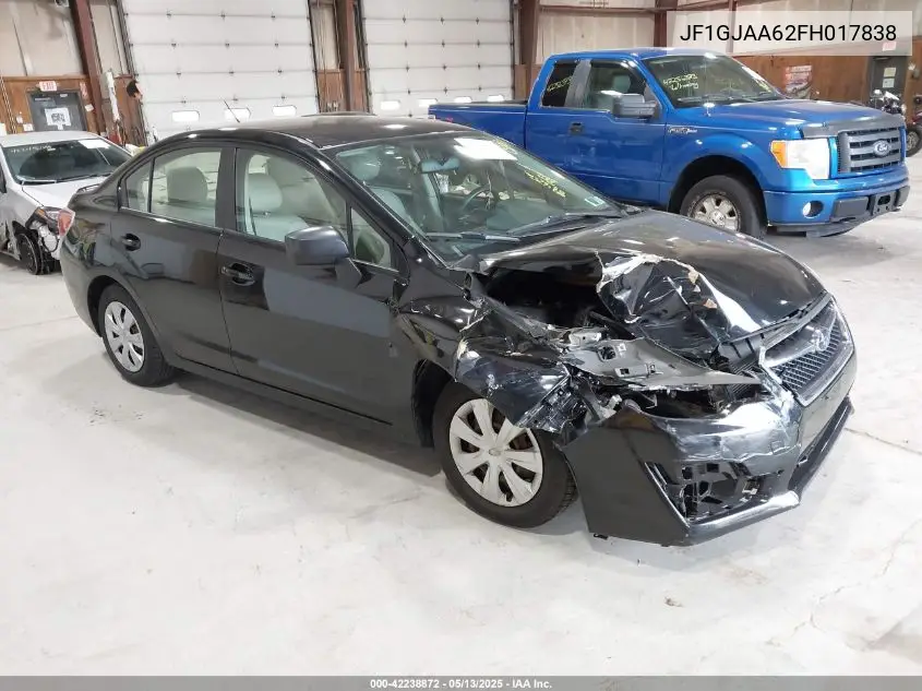 2015 Subaru Impreza 2.0I VIN: JF1GJAA62FH017838 Lot: 42238872
