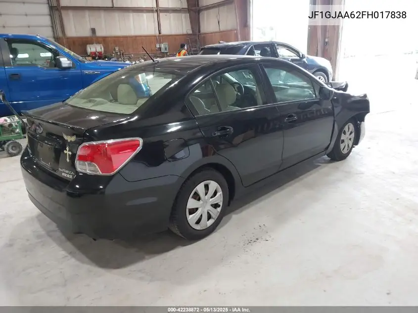 2015 Subaru Impreza 2.0I VIN: JF1GJAA62FH017838 Lot: 42238872