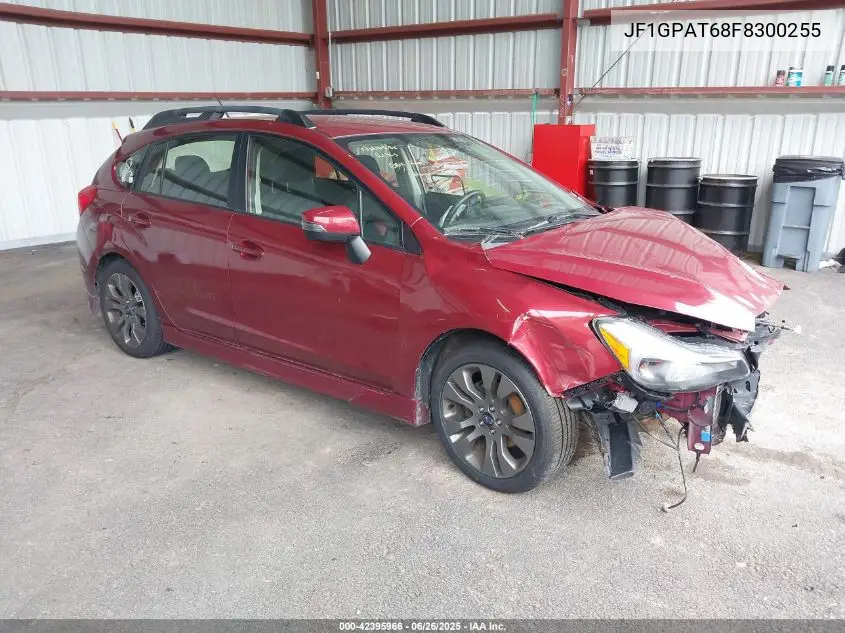 2015 Subaru Impreza 2.0I Sport Premium VIN: JF1GPAT68F8300255 Lot: 42395966