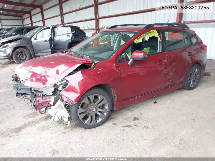 2015 Subaru Impreza 2.0I Sport Premium VIN: JF1GPAT68F8300255 Lot: 42395966