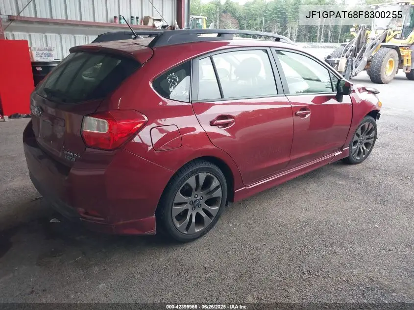 2015 Subaru Impreza 2.0I Sport Premium VIN: JF1GPAT68F8300255 Lot: 42395966