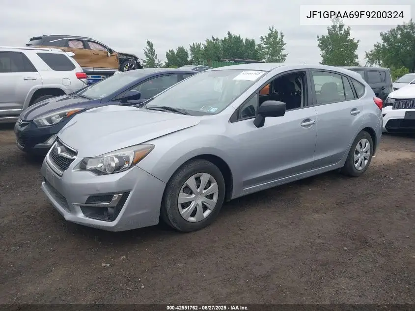 2015 Subaru Impreza 2.0I VIN: JF1GPAA69F9200324 Lot: 42551762
