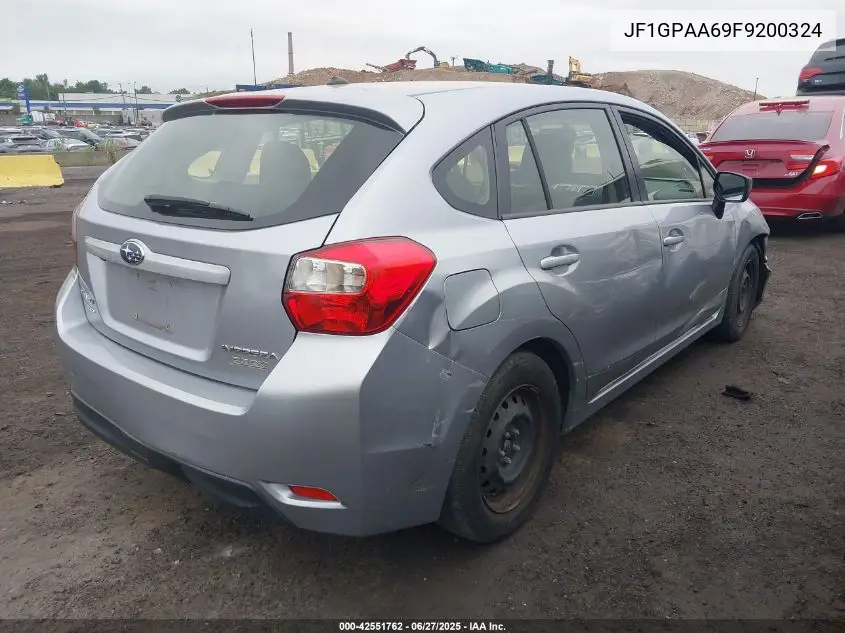 2015 Subaru Impreza 2.0I VIN: JF1GPAA69F9200324 Lot: 42551762