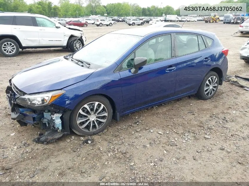 2018 Subaru Impreza 2.0I VIN: 4S3GTAA68J3705062 Lot: 42240894