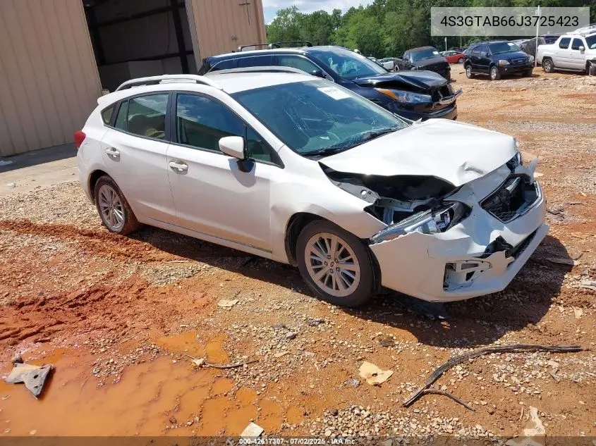 4S3GTAB66J3725423 2018 Subaru Impreza 2.0I Premium