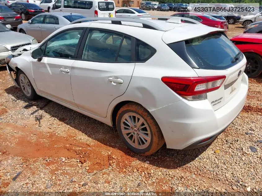 4S3GTAB66J3725423 2018 Subaru Impreza 2.0I Premium
