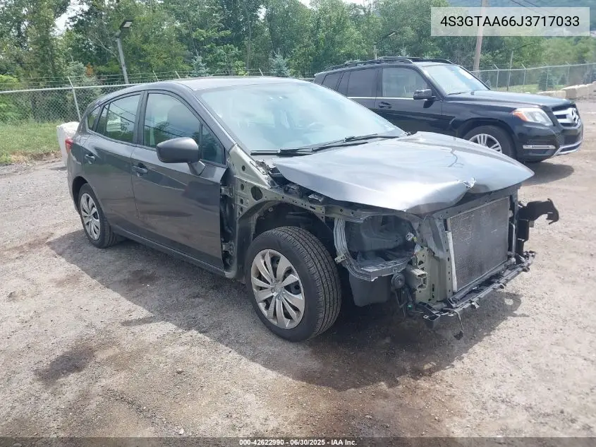 2018 Subaru Impreza 2.0I VIN: 4S3GTAA66J3717033 Lot: 42622990