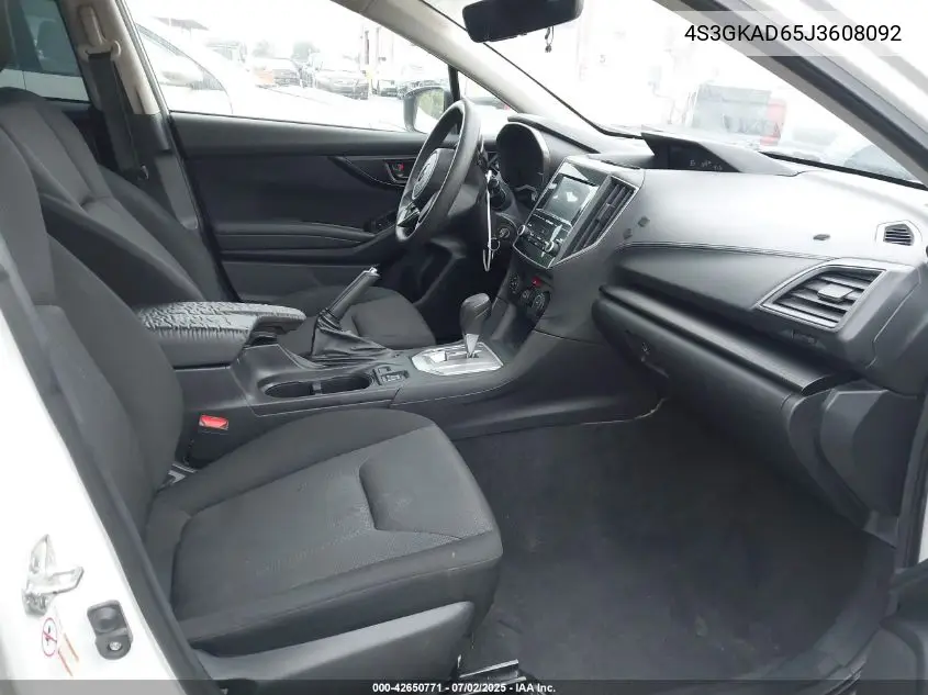 2018 Subaru Impreza Premium Plus VIN: 4S3GKAD65J3608092 Lot: 42650771