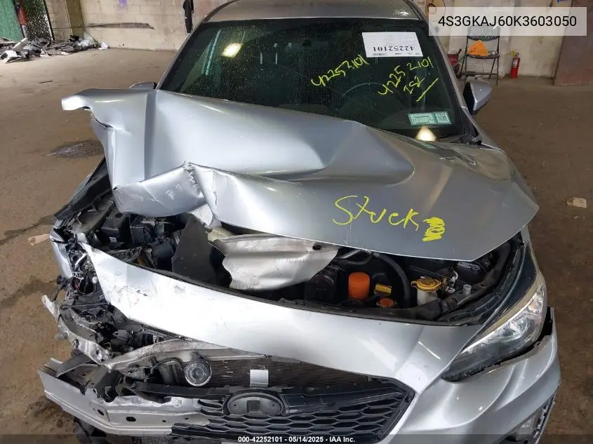 2019 Subaru Impreza 2.0I Sport VIN: 4S3GKAJ60K3603050 Lot: 42252101
