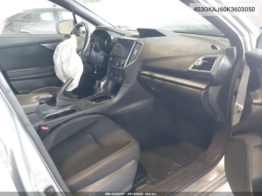 2019 Subaru Impreza 2.0I Sport VIN: 4S3GKAJ60K3603050 Lot: 42252101