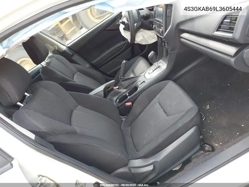 2020 Subaru Impreza VIN: 4S3GKAB69L3605444 Lot: 42596703