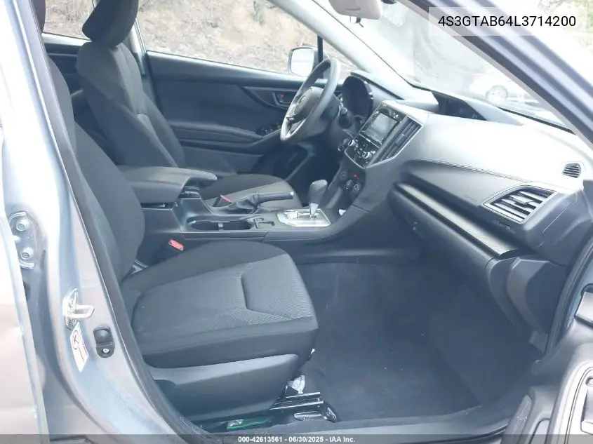 2020 Subaru Impreza 5-Door VIN: 4S3GTAB64L3714200 Lot: 42613561