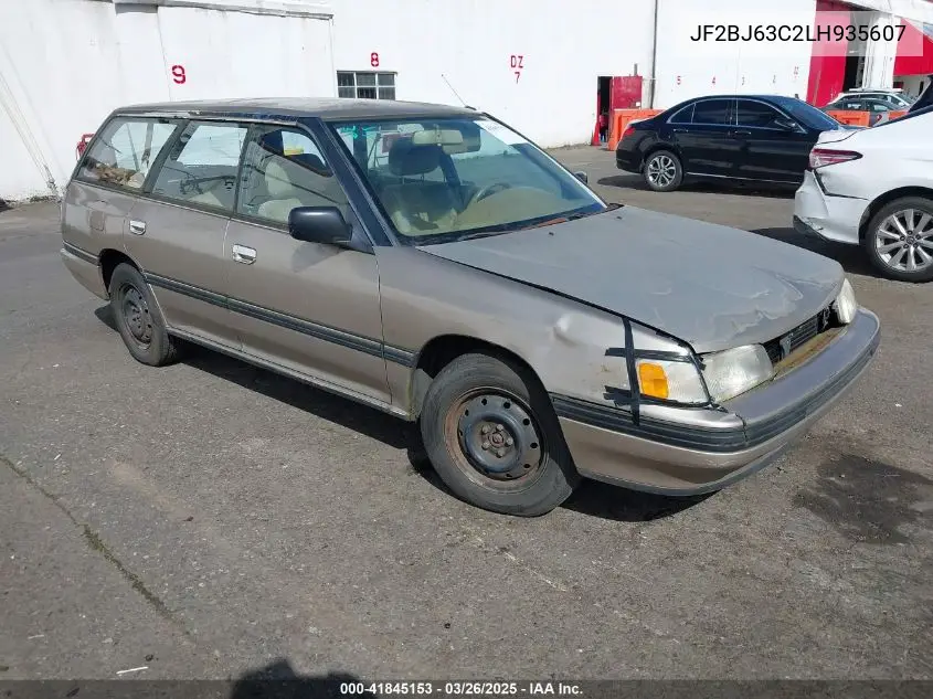 1990 Subaru Legacy L/Hx/Px/Rx VIN: JF2BJ63C2LH935607 Lot: 41845153