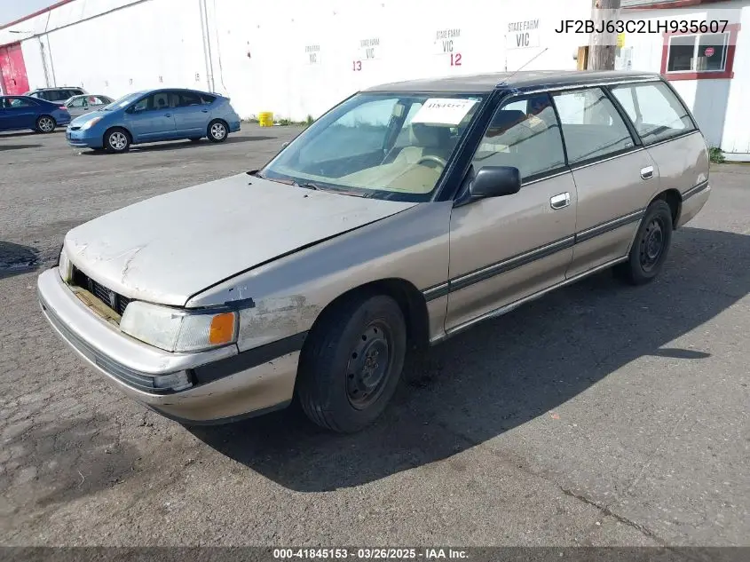 1990 Subaru Legacy L/Hx/Px/Rx VIN: JF2BJ63C2LH935607 Lot: 41845153