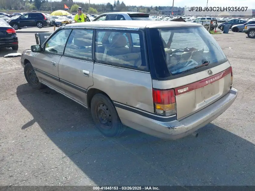 1990 Subaru Legacy L/Hx/Px/Rx VIN: JF2BJ63C2LH935607 Lot: 41845153