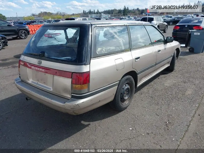 1990 Subaru Legacy L/Hx/Px/Rx VIN: JF2BJ63C2LH935607 Lot: 41845153
