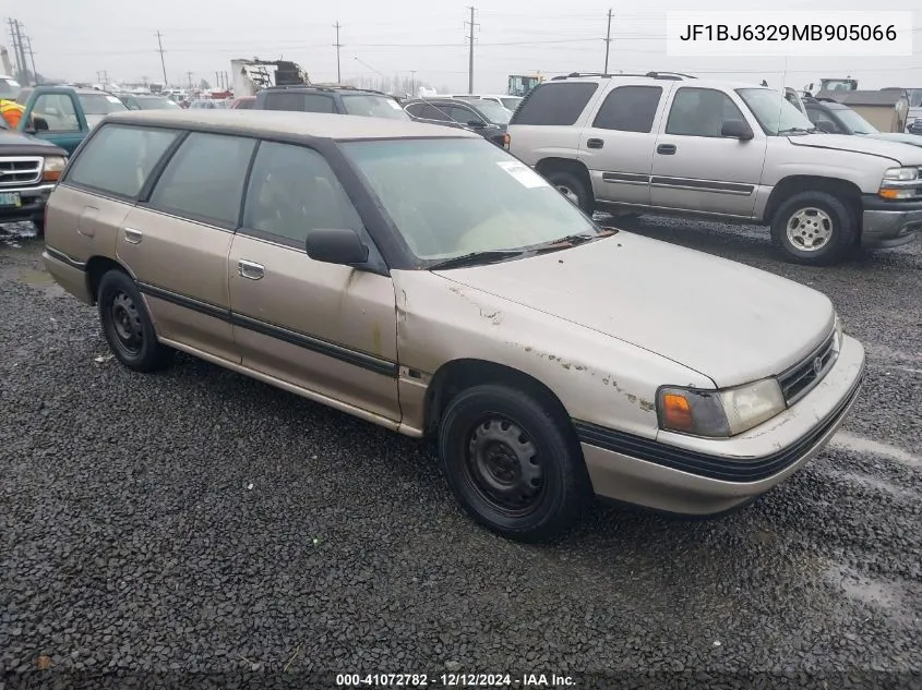 1991 Subaru Legacy L VIN: JF1BJ6329MB905066 Lot: 41072782