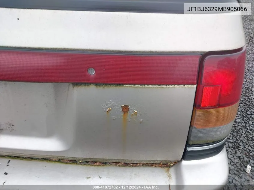 1991 Subaru Legacy L VIN: JF1BJ6329MB905066 Lot: 41072782