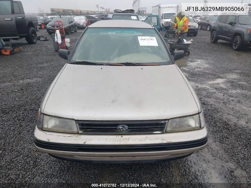 1991 Subaru Legacy L VIN: JF1BJ6329MB905066 Lot: 41072782